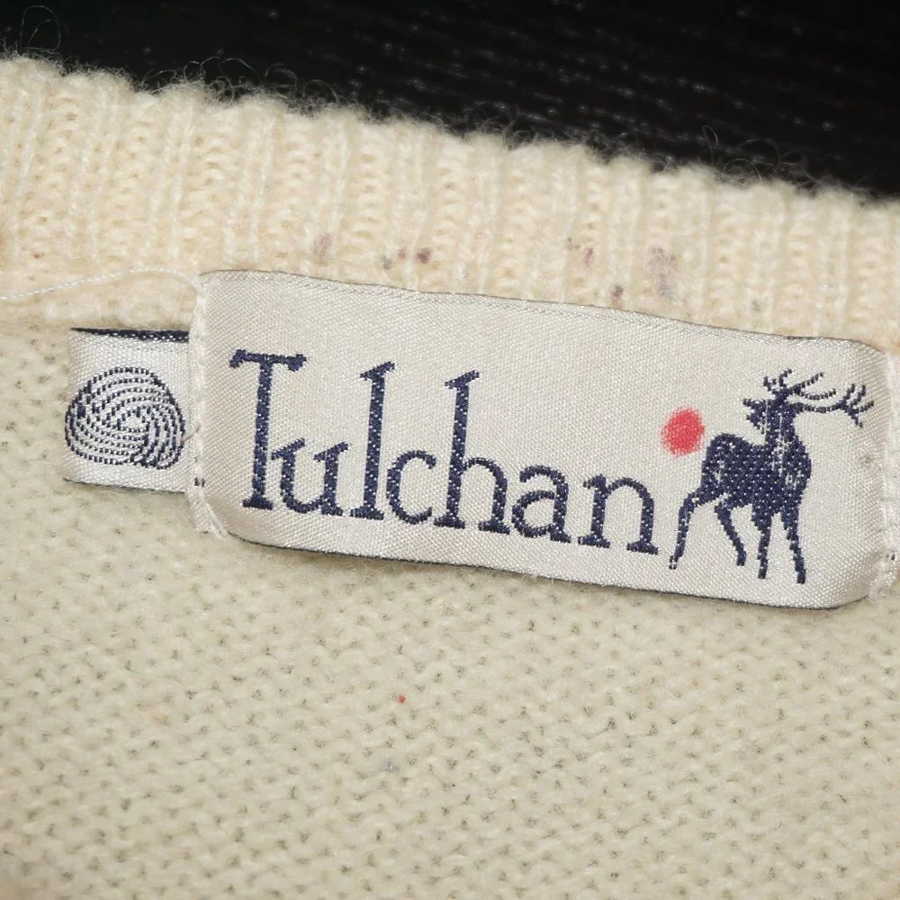 Vintage 80s Tulchan Wool Scarecrow Sweater - Picture 3 of 8